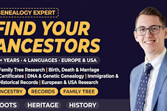 research your family history, build your family tree, and trace your ancestry
