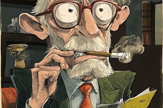 do digital political cartoon for political cartoon