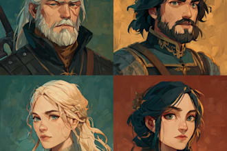 do you custom dnd party portraits and group art