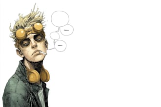 superhero character for comics