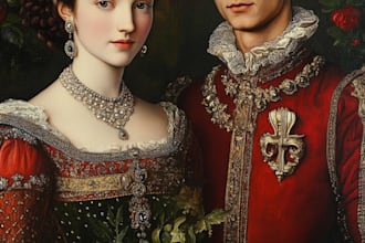 paint a family or couple portrait,