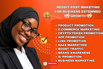 promote your brand website link product via  reddit SEO post
