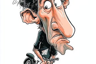 create a political cartoon art