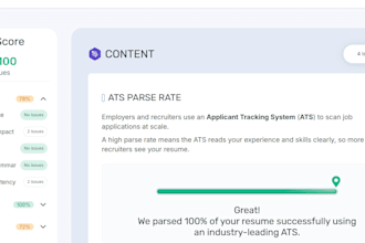 create a professional ats friendly resume and CV