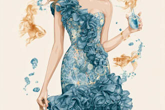 fashion design illustration artwork