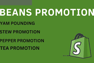 promote your beans and rice store
