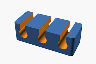 design a custom parametric 3d model and print ready stl file