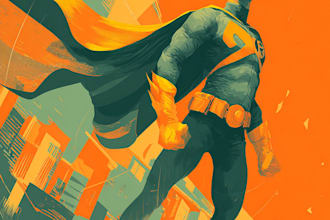 illustration the original superhero art in the spider verse