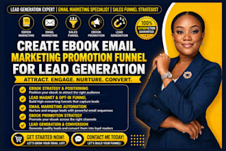 create ebook email marketing promotion funnel for lead generation