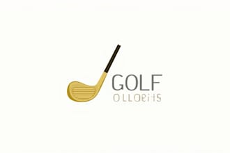 design a unique golf club logo for your brand