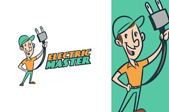 do electrical logo design for electricians and contractors