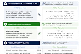 dari to english translat