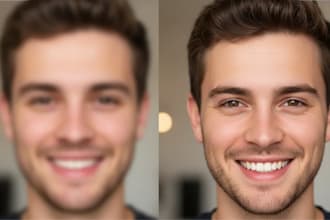 enhance, retouch, and edit your portrait photo in 4k resolution