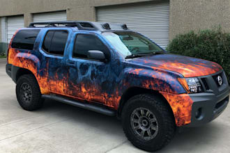 vehicle wrap, car wrap design