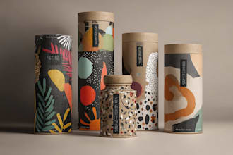 modern and professional packaging design