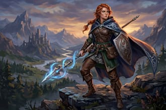 make character digital painting