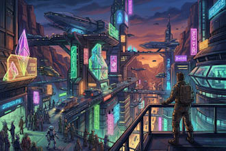 sci fi illustration and sci fi art