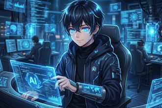 draw you in semi realistic anime style
