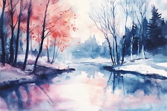 do pretty watercolor illustrations