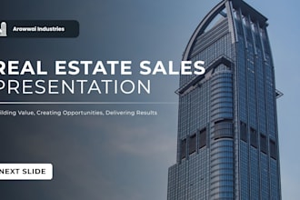 design real estate deck property investment deck apartment syndication deck