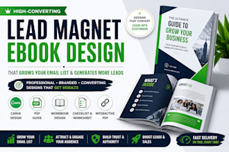 lead magnet, ebook design, pdf design, ebook, workbook, workbook design
