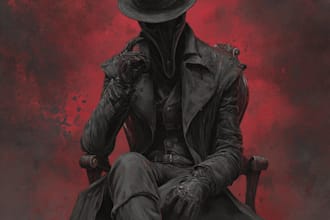 do dark fantasy art illustrations in a painterly style