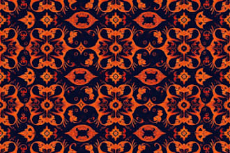 design seamless pattern for textile rugs wallpaper and print