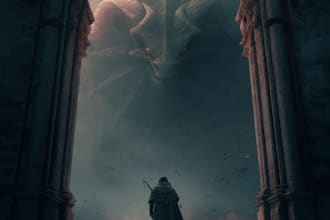 fantasy book cover illustration