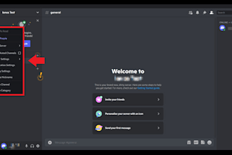 create discord server for you I will set up the server