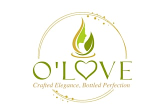 create a professional olive and organic brand logo