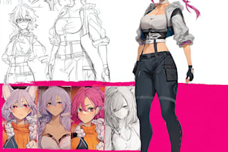 do anime character sheet