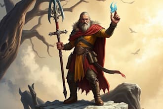 draw your dnd character illustrations or concept art