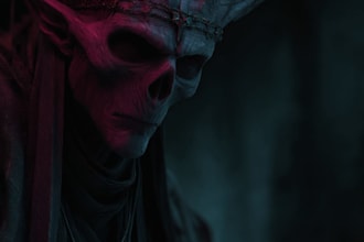 do dark fantasy art illustrations in a painterly style