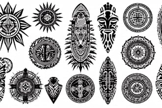 make unique tribal tattoo designs