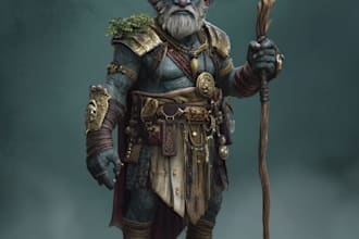 fantasy character art and fantasy character art