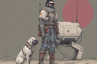realistic sci fi character designs for games