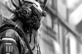 design a character concept in fantasy, sci fi or