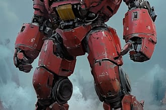 high quality robot, mecha concepts