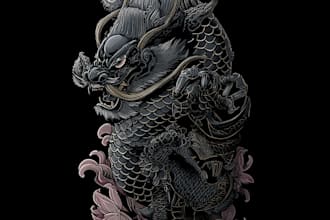 design a professional japanese tattoo design