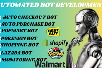build auto purchase bot auto buying bot auto checkout bot lazada bot amazon bot