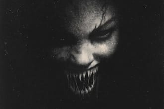 create realistic dark art horror illustrations