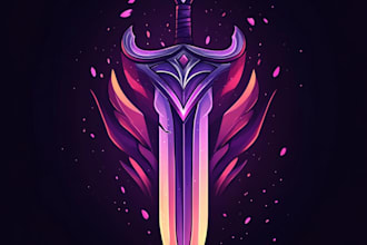 design unique magic warriors logo