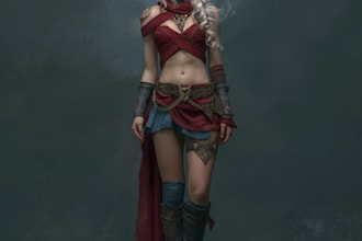 fantasy character art and fantasy character art