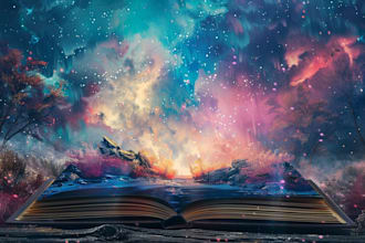 design a premium dark fantasy or gothic romance book cover, romance cover