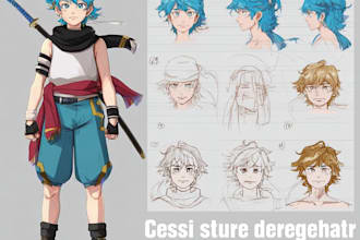 create stunning custom anime fan art in my unique style