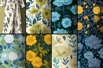 design patterns for textile, fabric, etc