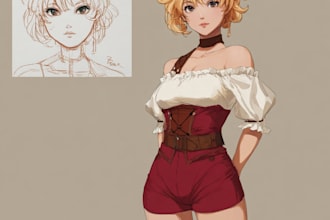 id anime character art