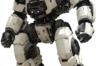 draw high quality mecha concepts
