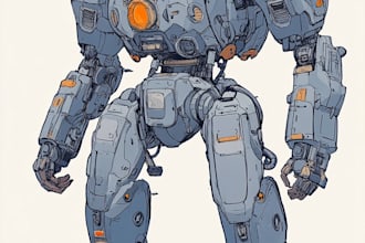 high quality robot, mecha concepts
