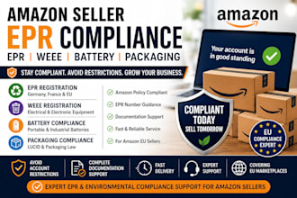 do amazon epr, weee, battery and packaging compliance for eu sellers